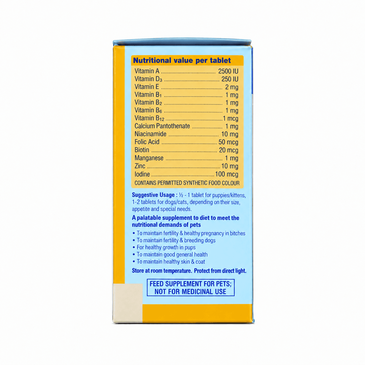 Virbac NUTRICH Multivitamin & Mineral Supplement Tablets for Dogs & Cats view 4