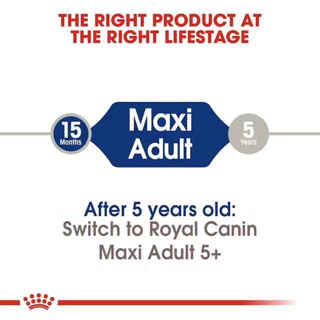 Royal Canin Maxi Adult Large Breed Dry Dog Food view 4