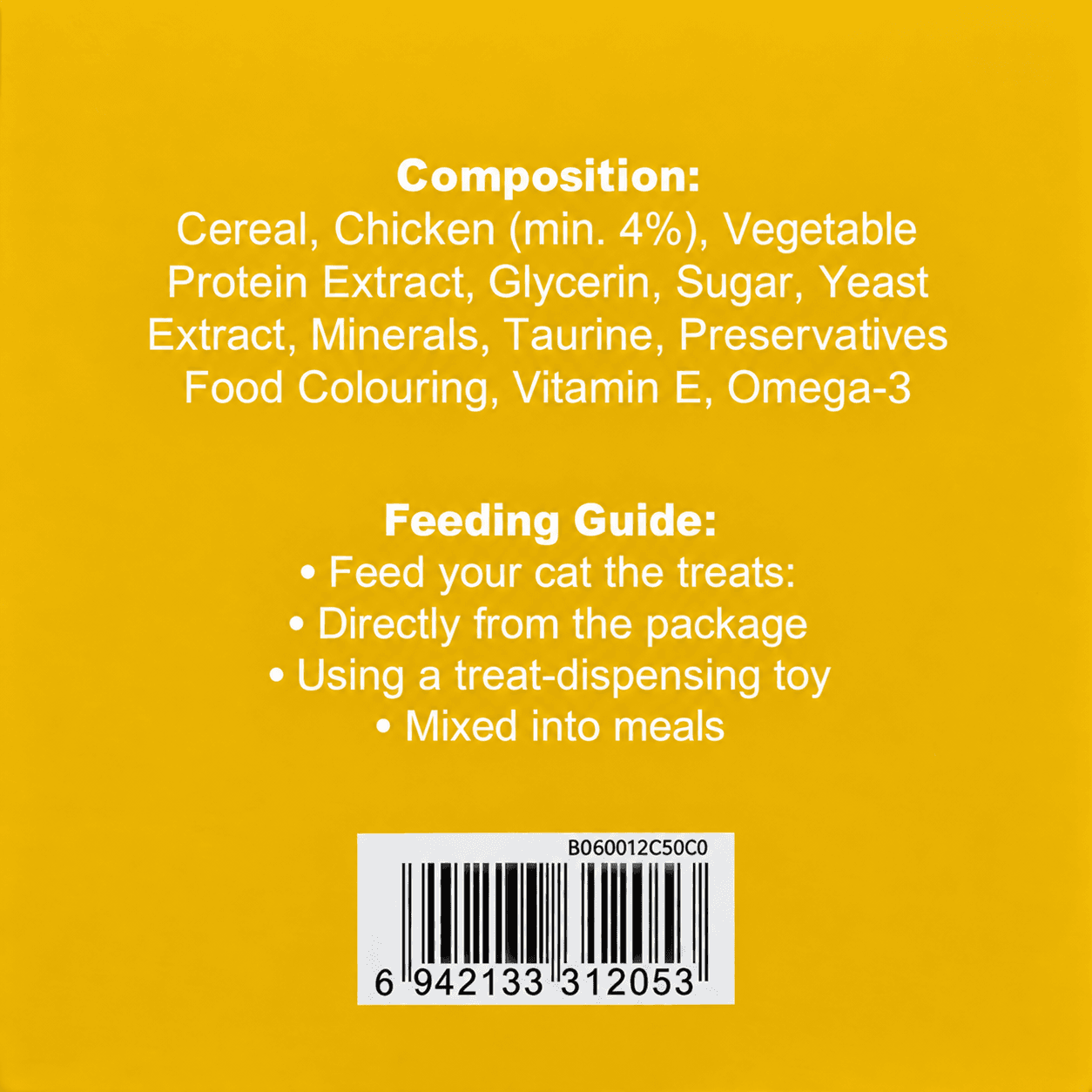 Gnawlers Crunchy & Tender Tasty Chicken Flavour Cat Treats 65g view 3