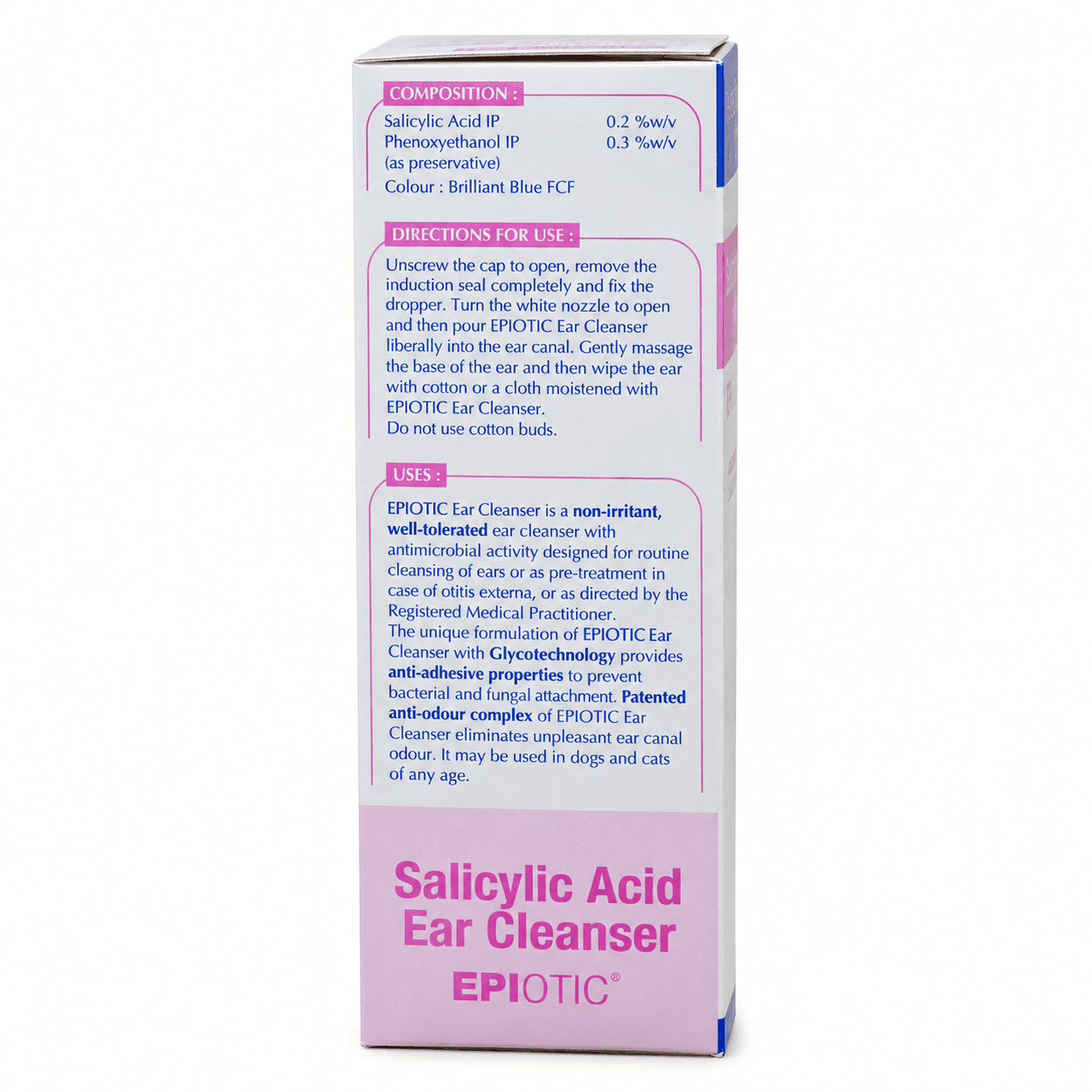 Virbac Epiotic Salicylic Acid Ear Cleanser for Dogs & Cats – 50 ml view 4