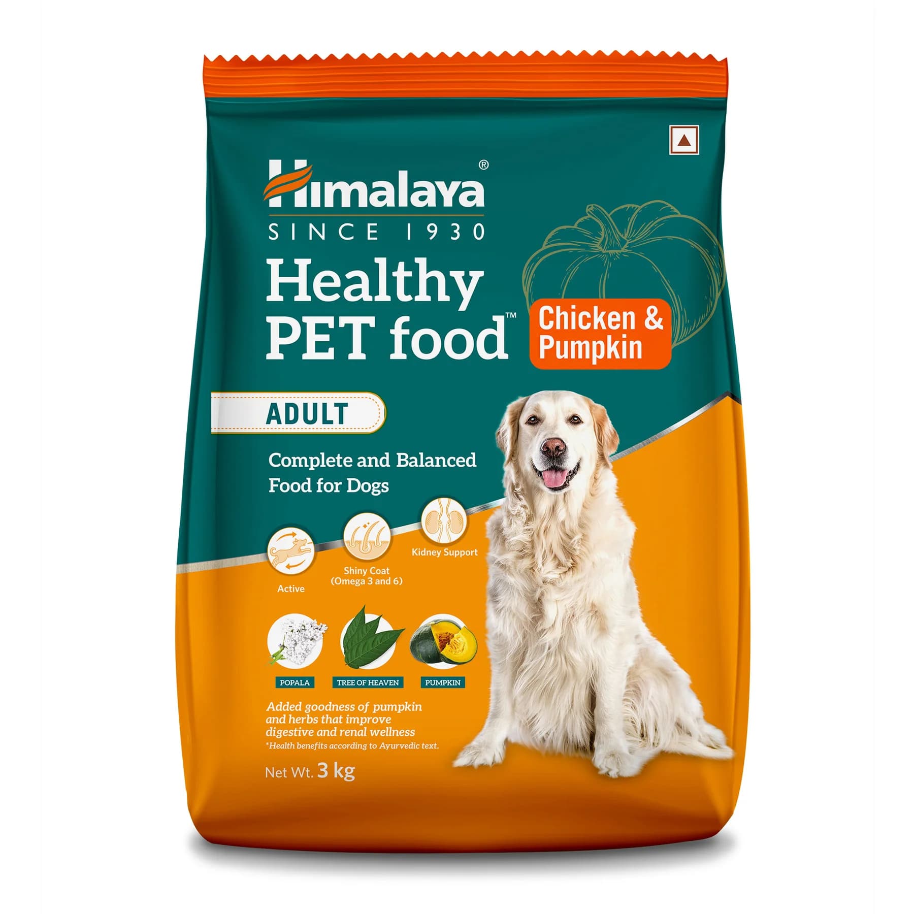 Himalaya Healthy Pet Food Adult Chicken & Pumpkin Dog Food, 3 kg