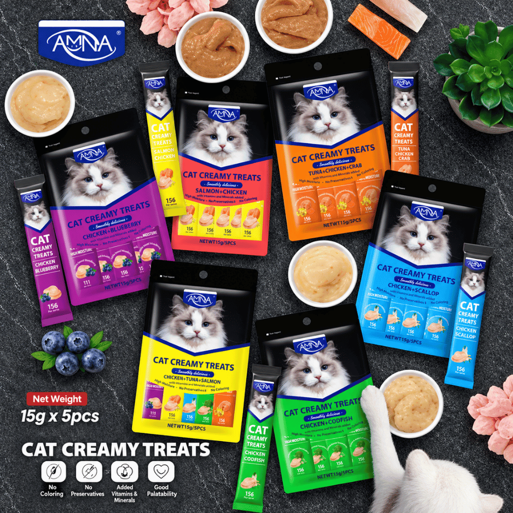 AMRA Chicken & Blueberry Cat Creamy Treats view 3
