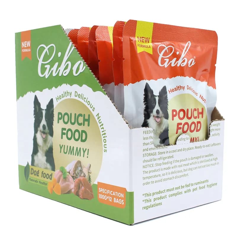 GIBO Duck Meat Paste Wet Dog Food 100g view 3