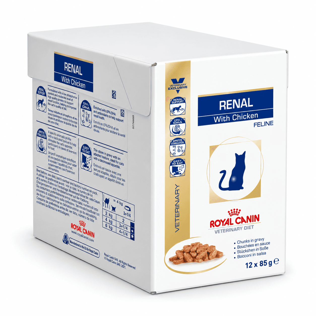 Royal Canin Renal with Chicken Veterinary Wet Cat Food – 85 g view 3