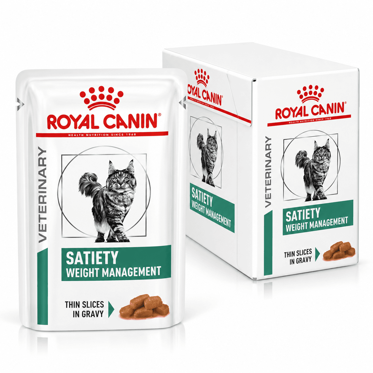 Royal Canin Satiety Weight Management Thin Slices in Gravy Veterinary Wet Cat Food – 85 g view 2