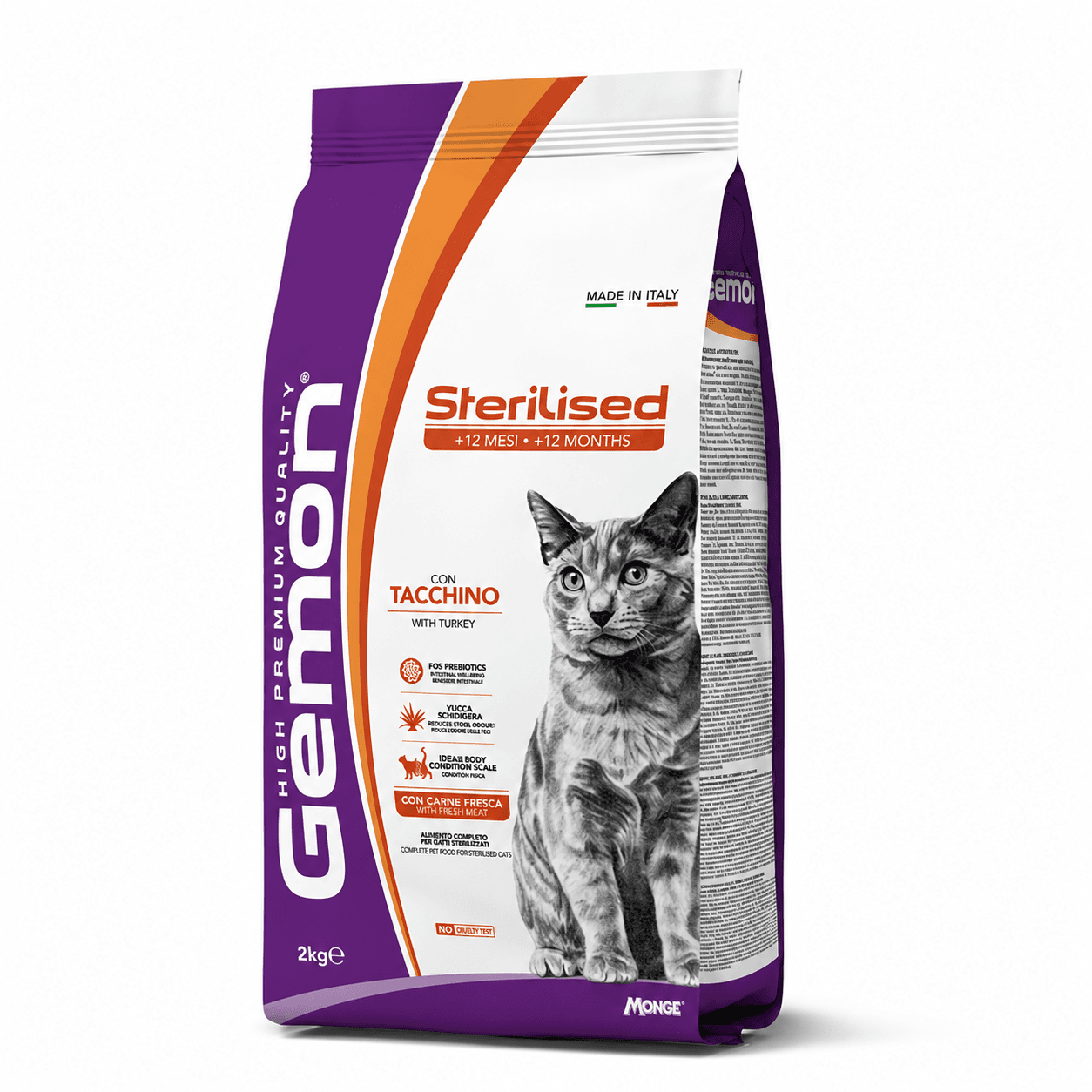Gemon Sterilised with Turkey Adult Dry Cat Food