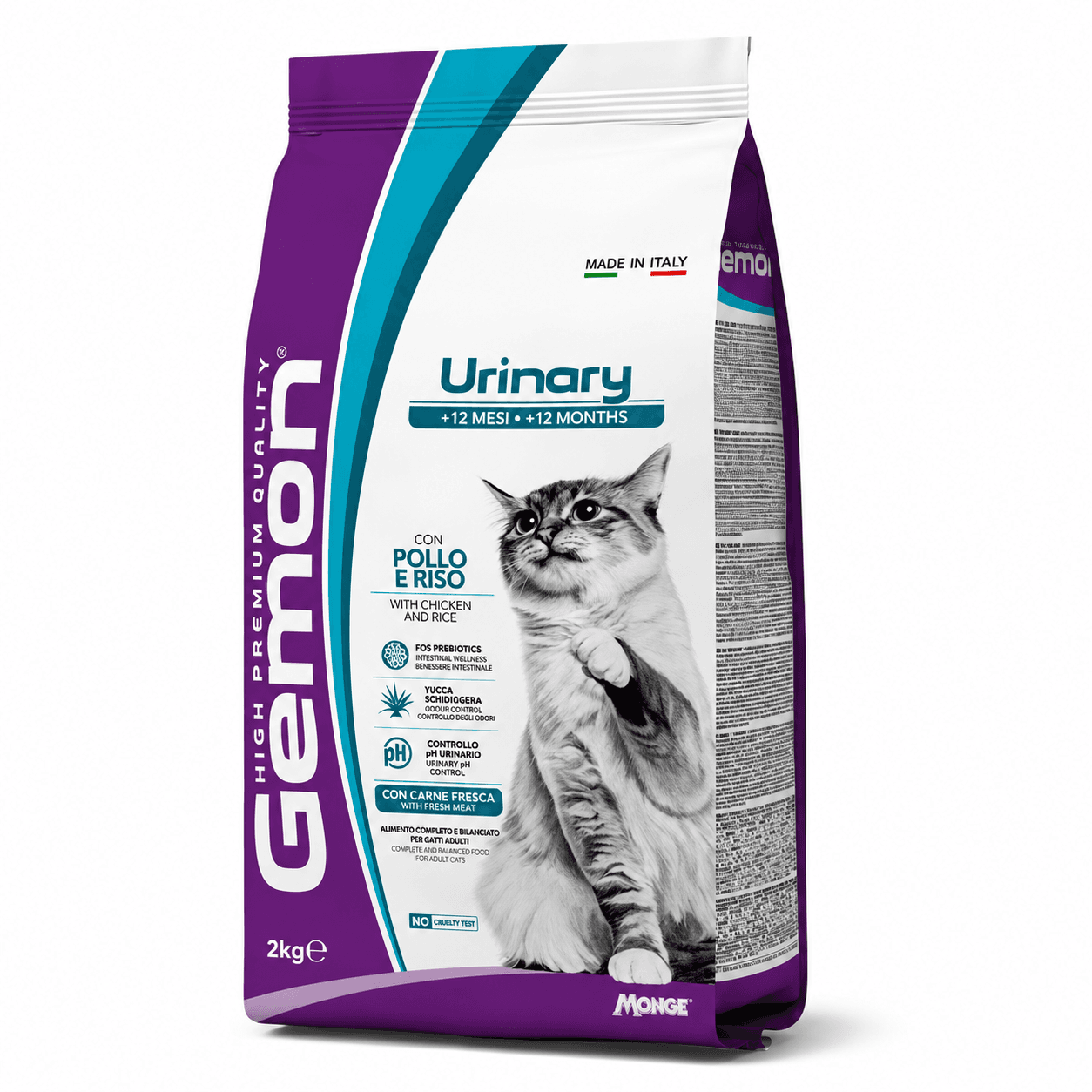 Gemon Urinary Adult Cat Dry Food with Chicken & Rice