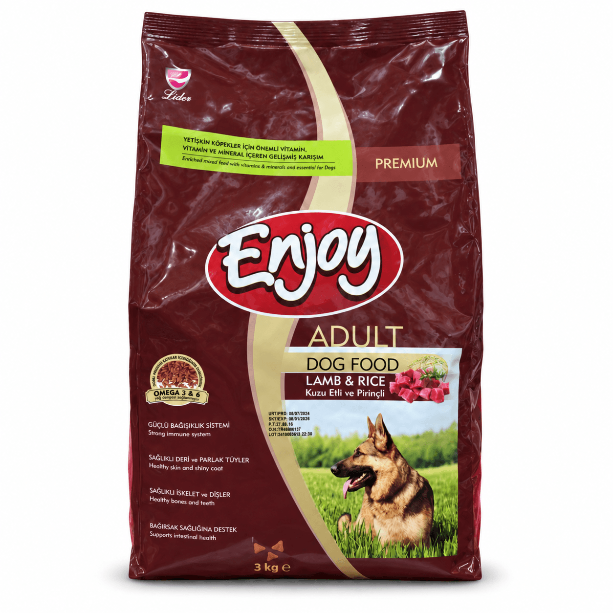 Enjoy Premium Adult Lamb & Rice Dry Dog Food