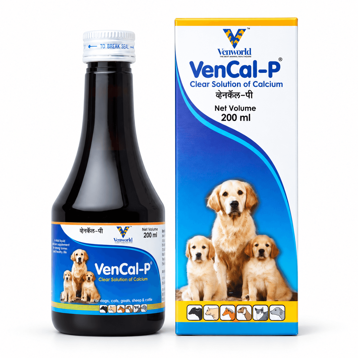 Venworld VenCal-P Calcium Supplement 200 ml