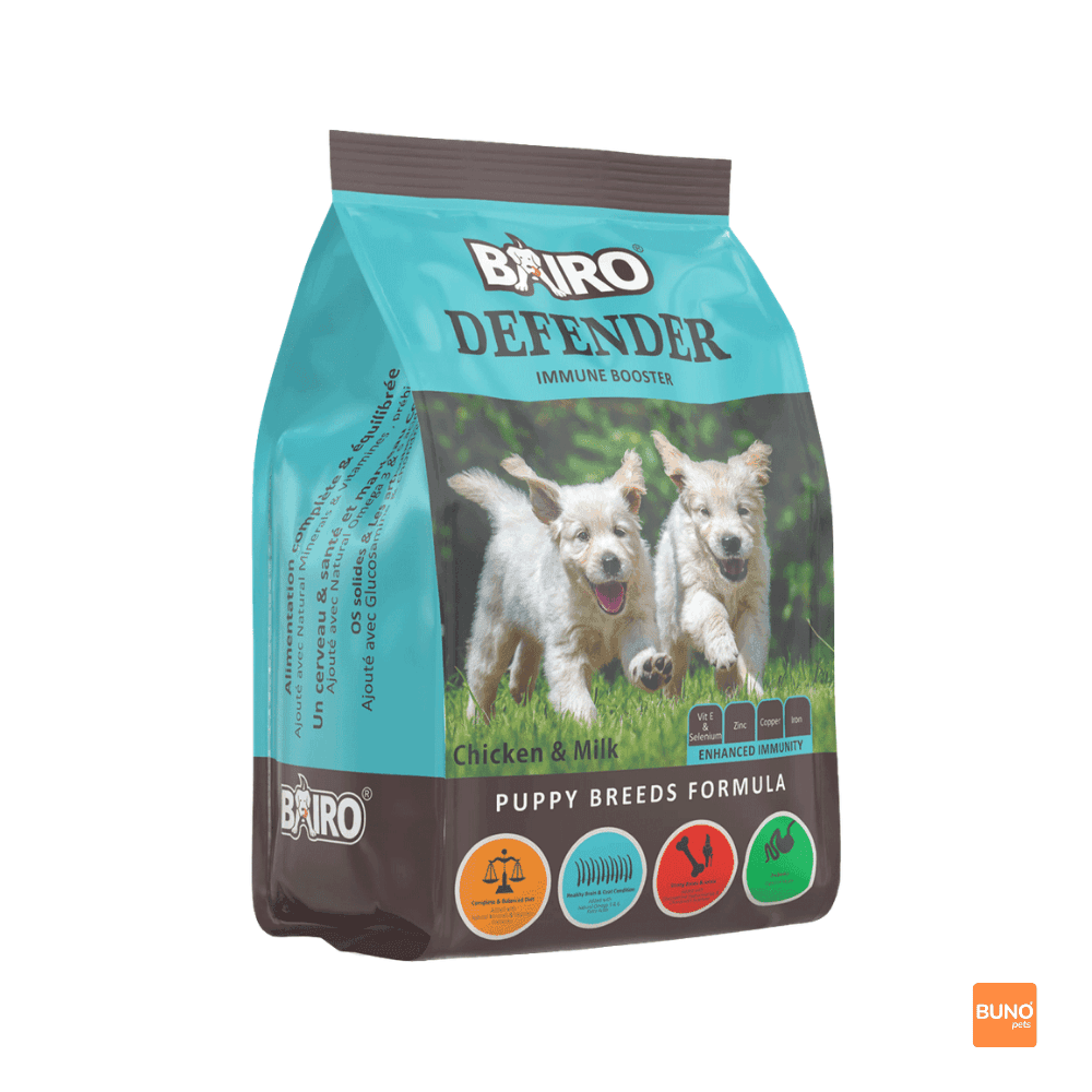 BAIRO Defender Puppy Food Nepal Chicken Milk 1.5Kg 3Kg | Immune Booster Dog Food Kathmandu