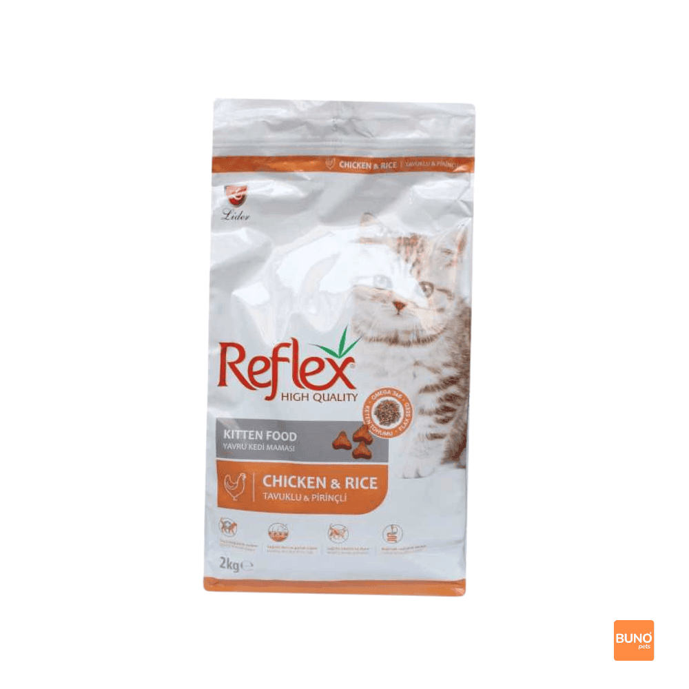 Reflex Kitten Food Nepal 2Kg 15Kg Chicken Rice | High Quality Cat Food Kathmandu