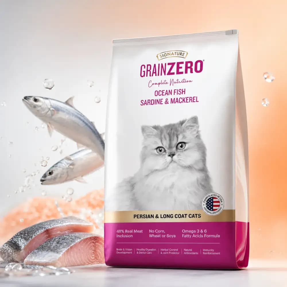 Grain Zero Cat Food Nepal 1.2Kg 3Kg Ocean Fish Sardine Mackerel | Grain Free Premium Cat Food Kathmandu