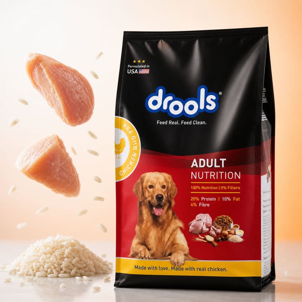 Drools Adult Dog Food Nepal 400g 1.2Kg 3Kg 10Kg 20Kg Chicken Egg | High Protein Dog Food Kathmandu