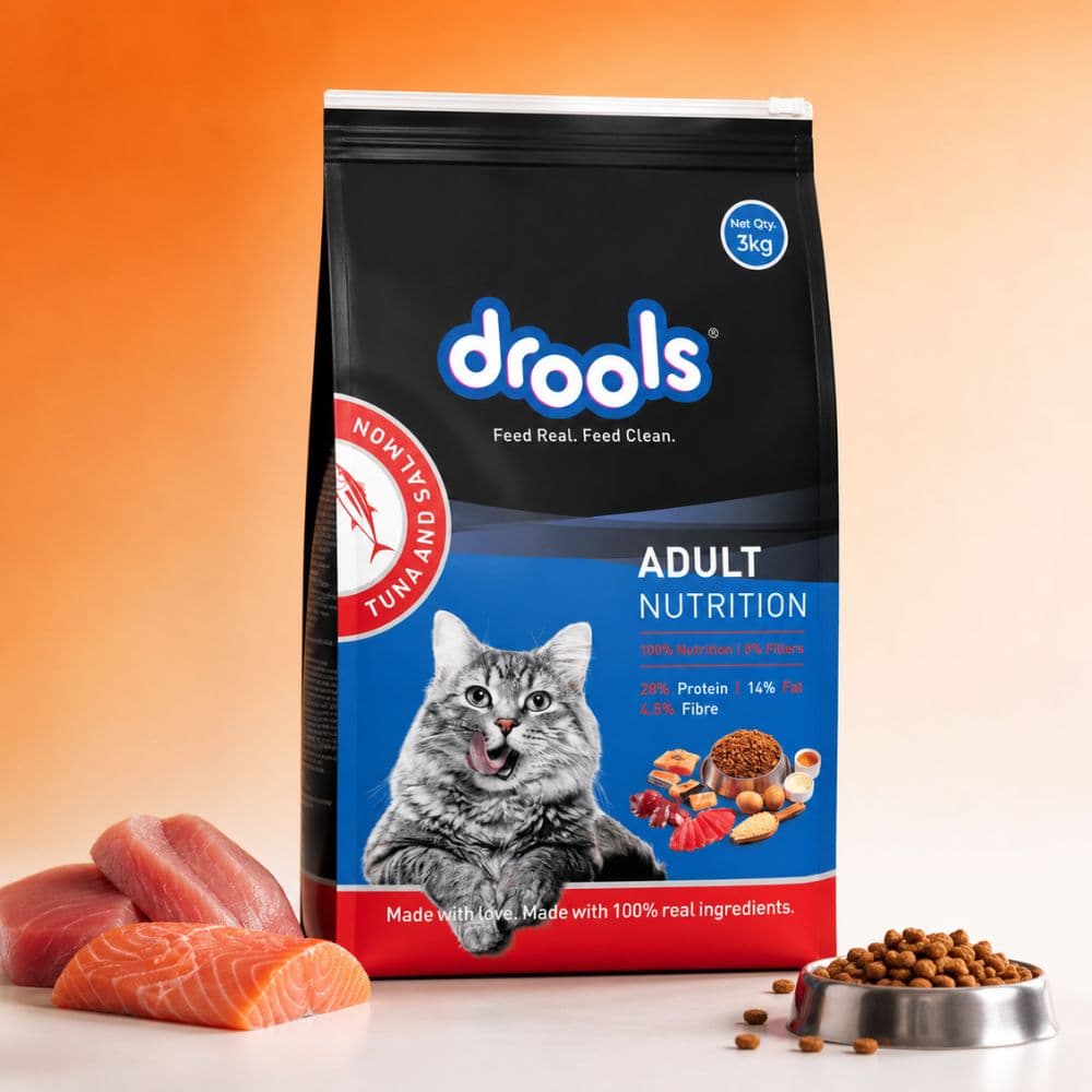 Drools Adult Cat Food Nepal 400g 1.2Kg 3Kg 7Kg Tuna Salmon | High Protein Cat Food Kathmandu