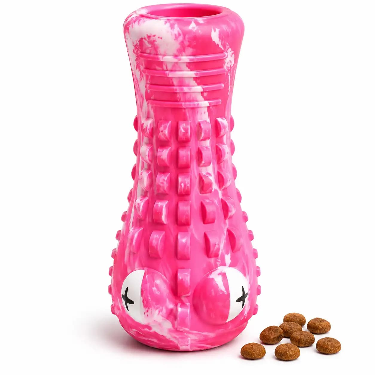 Interactive Treat Dispensing Rubber Dog Toy – Durable Dental Chew Toy for Dogs